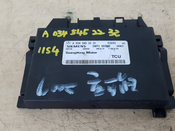 0345452232 0345452432 0345452532 Used TCU(Electronvic T/F Control Unit) for Ssangyong Rodius, Rexton