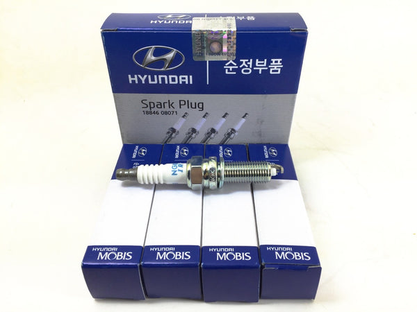 1884608071 Genuine Spark Plug Set(4pcs) for Hyundai Sonata LF, Sonata YF, Kia Carens, K5