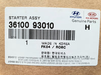 3610093010 Genuine Starter for Hyundai Aerotown 1997~2004, 5TON, 8TON Surper Truck, Aero City 1994~2000