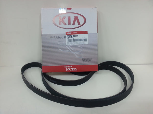 252122B000 Genuine Ribbed Belt V for Kia Cerato 2006~2009, Soul 2008~2011