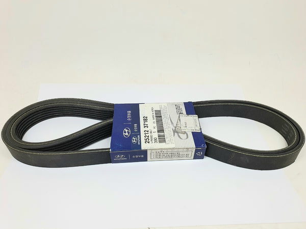2521237182 Genuine Ribbed Belt V for Hyundai Grandeur (4) KP01