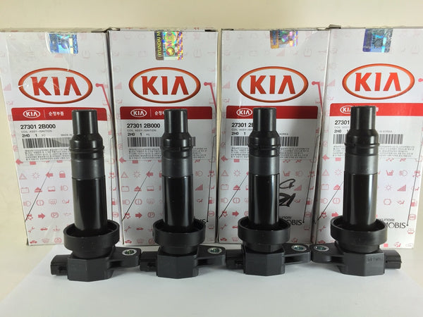 273012B000 Genuine Hyundai Kia Ignition Coil Set(4PCS) for Hyundai Avante 2006~2010, I30 2007~2011, Kia Cerato 2006~2009, Cerato SX 2006~2008