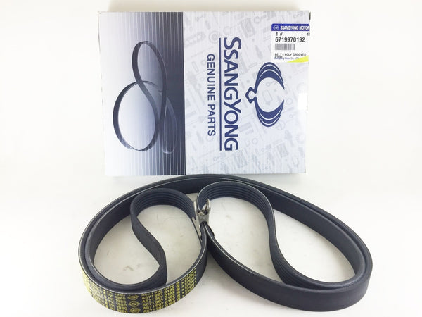 6719970192 Genuine Poly Grooved Belt for Actyon, Actyon Sports, Stavic, Rodius