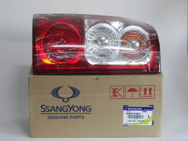 8360107001 Genuine Tail Lamp, LH for Ssangyong Musso