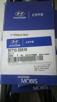 977132D510 Genuine V Belt for Hyundai Avante, Tucson, Kia New Sportage, Carnival, Regal, Kia Grand Carnival