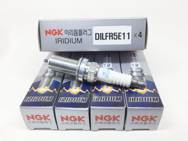 NGK DILFR5E11 Iridium Spark Plug Set(4pcs) for Santafe, Sonata YF, Sonata NF, Grandeur TG,K7, Lotze, 1884511160