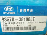 9357038100LT Genuine Power Window Main Switch for Hyundai Sonata EF, #