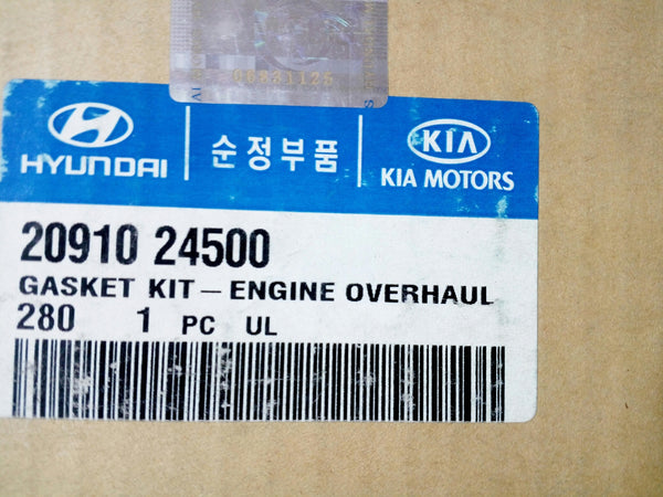 2091024500 Genuine Gasket Kit-Engine Overhaul for Elantra, #SSA-1-2EA