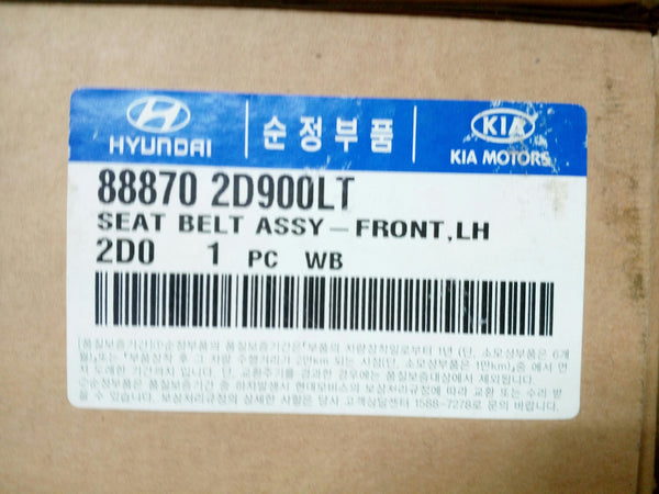 888702D900LT Genuine Front LH Seat Belt for Hyundai Avante 2000~2006,