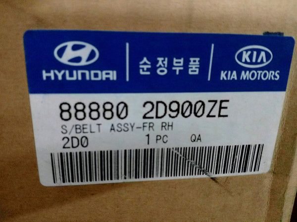 888802D900ZE Genuine Front RH Seat Belt for Hyundai Avante XD, #SD