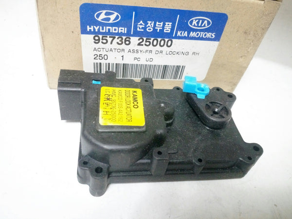 9573625000 Genuine Front Door Locking RH Actuator for Hyundai Verna, #Q