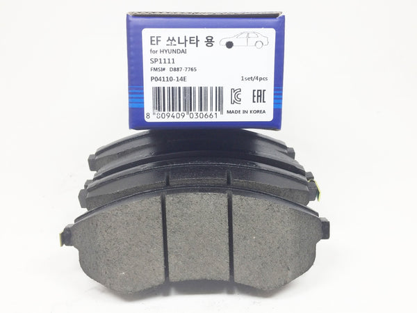 SP1111 Hi-Q Front Brake Pad Set for Hyundai Sonata, New Avante XD 2.0, Kia Optima1.8/2.0