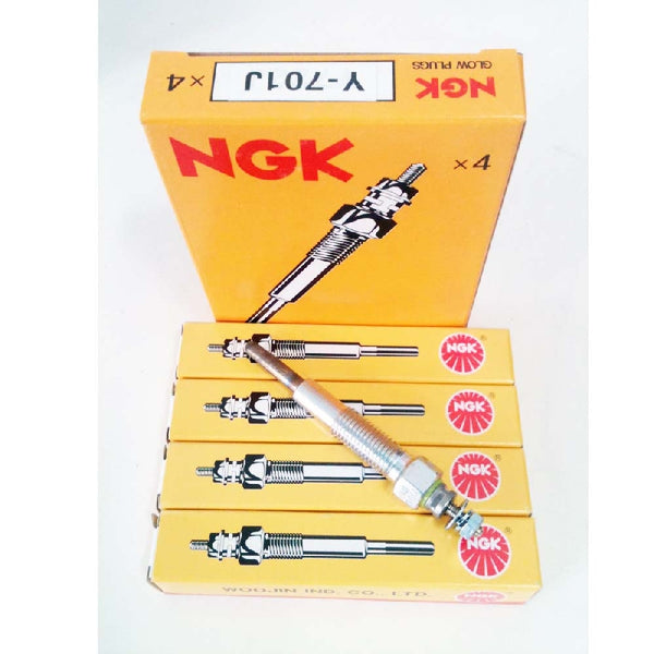 NGK Y701J Glow Plug Set(4pcs) for Kia Pregio, Besta, Sportage,  Mazda B2500, Ford Ranger, 0K05418140